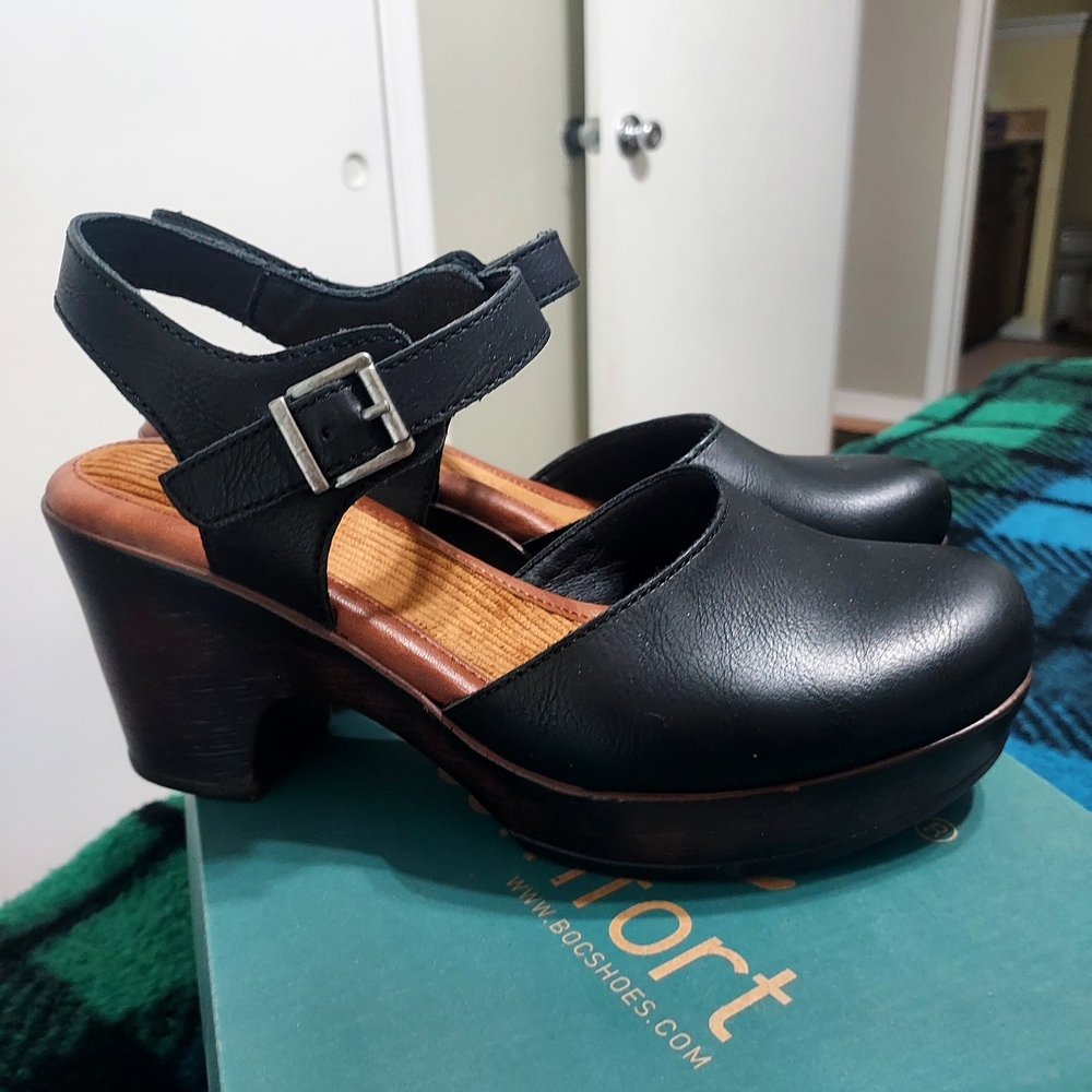 BOC Black  Women's Clogs